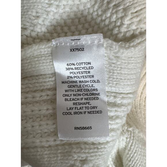 NEW BP Beige Offwhite Pink Preppy Cableknit Sweater Vest Womens XL Tennis Prep - Picture 5 of 6